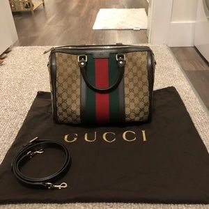 Authentic Gucci Boston Bag